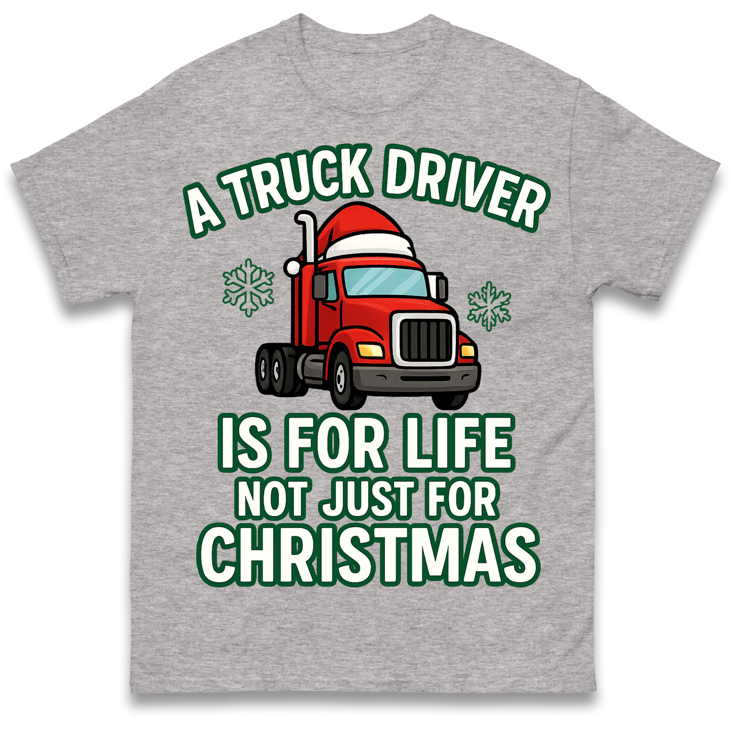 Truck Driver Christmas T Shirt