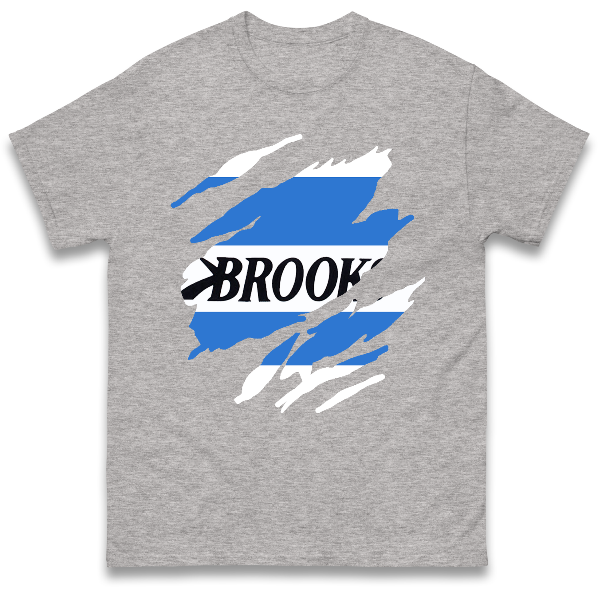Retro QPR 1992 Torn Effect T Shirt