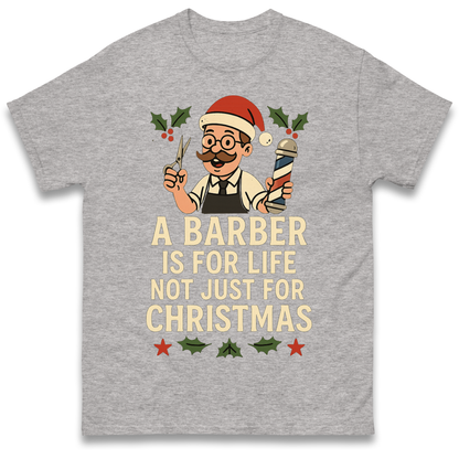 Barber Christmas T Shirt