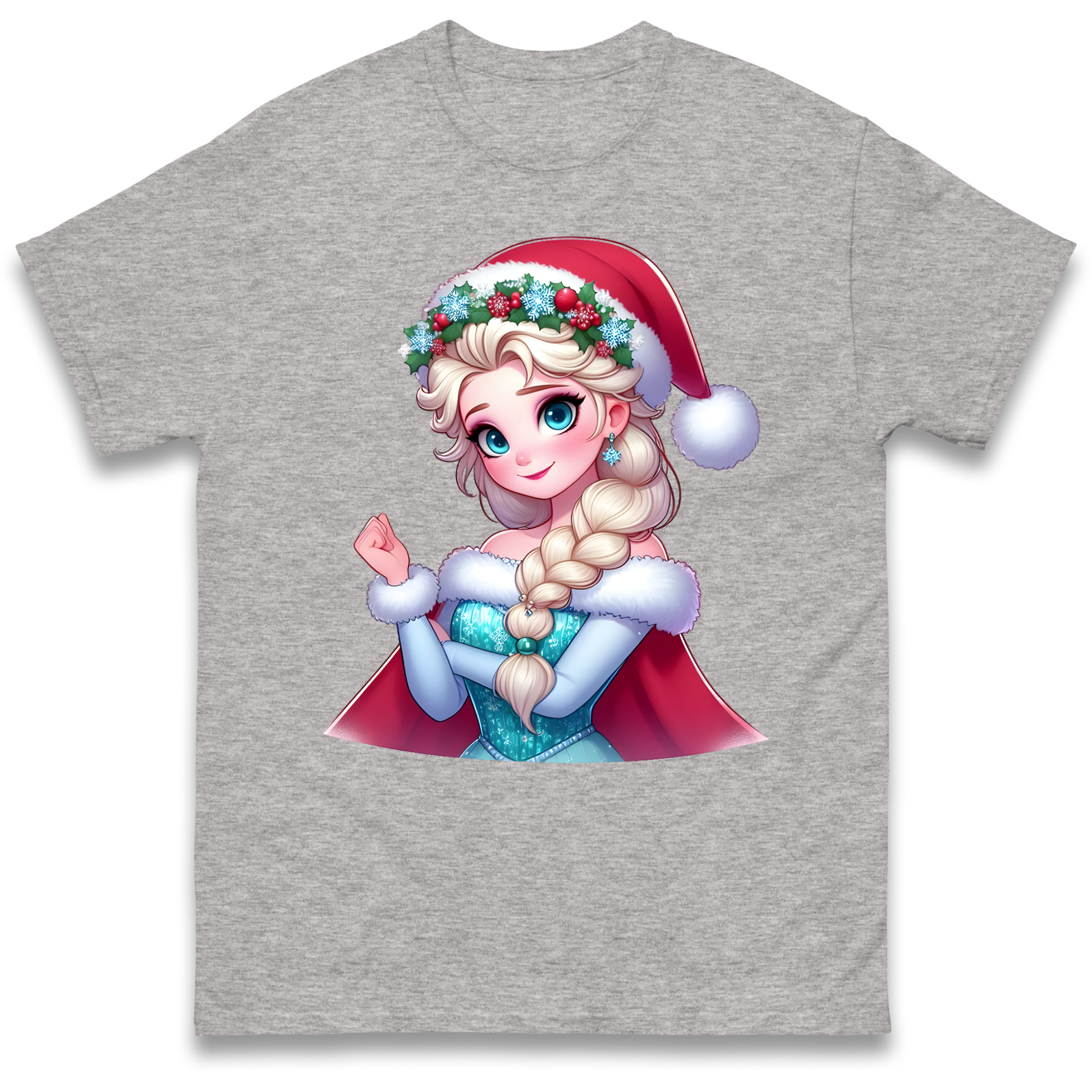 Elsa Frozen Santa T Shirt