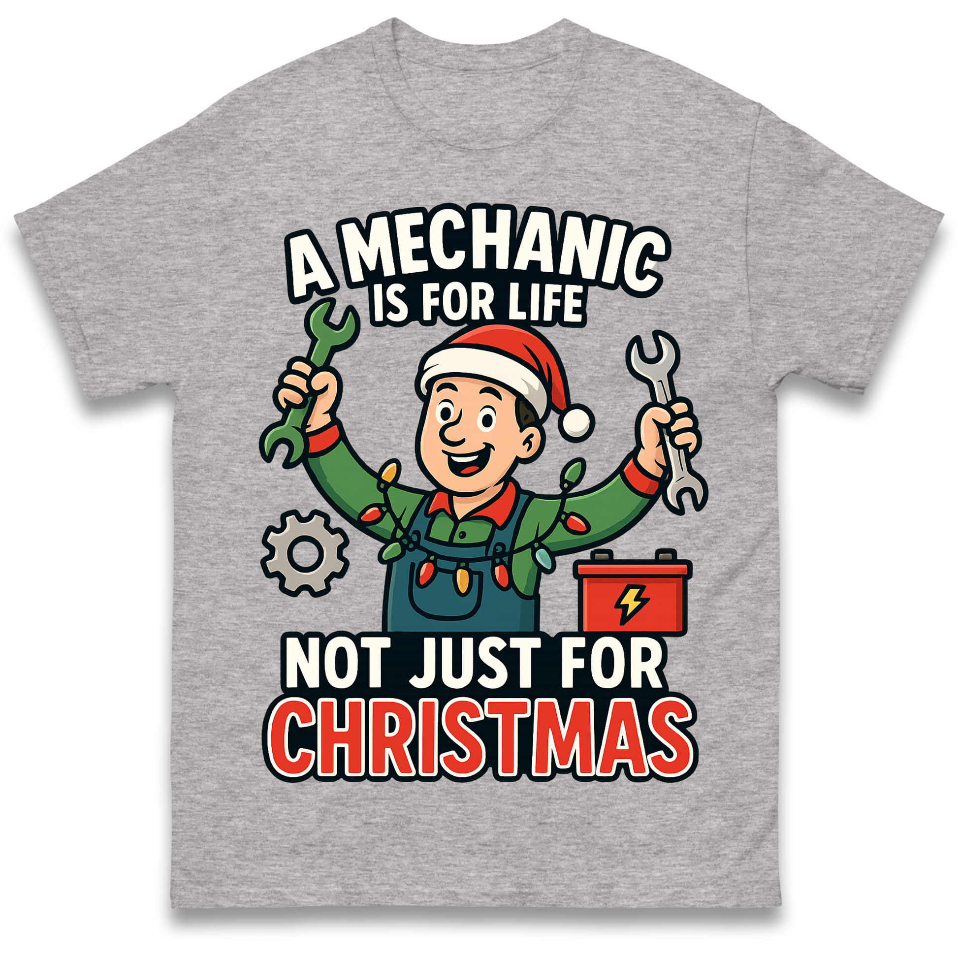 Mechanic Christmas T Shirt