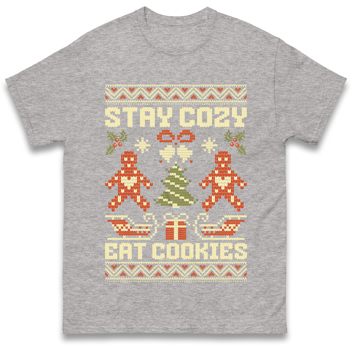 Stay Cozy Eat Cookies Christmas T Shirt