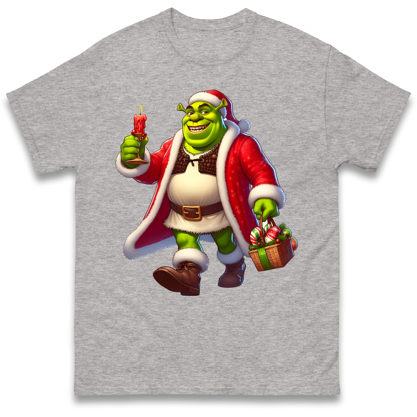 Shrek Santa Candle T Shirt