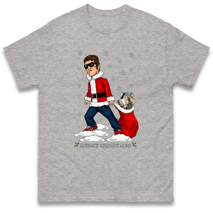 Liam Gallagher Christmas Santa T Shirt