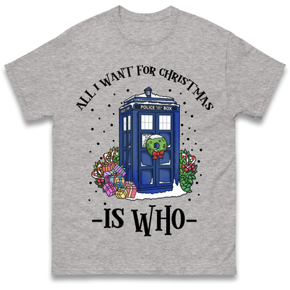 Dr Who Christmas T-Shirt