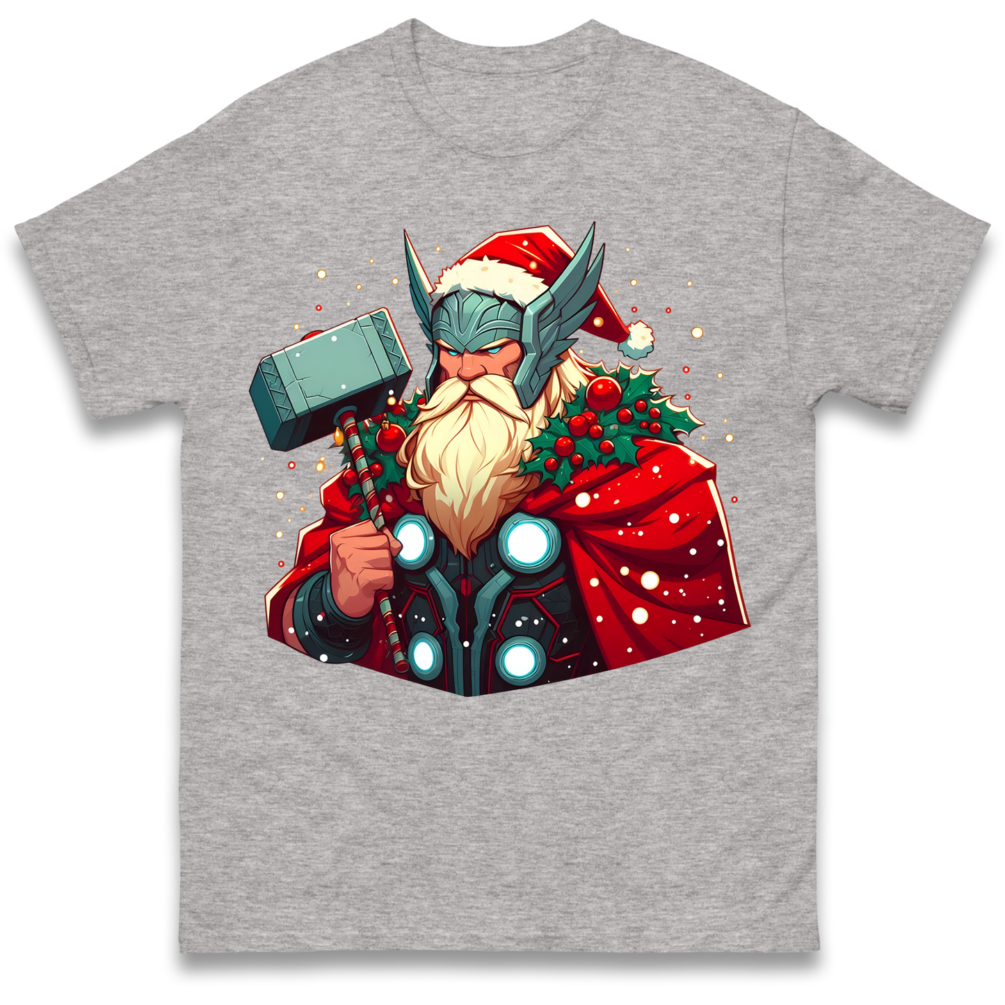 Viking Thor Santa T Shirt