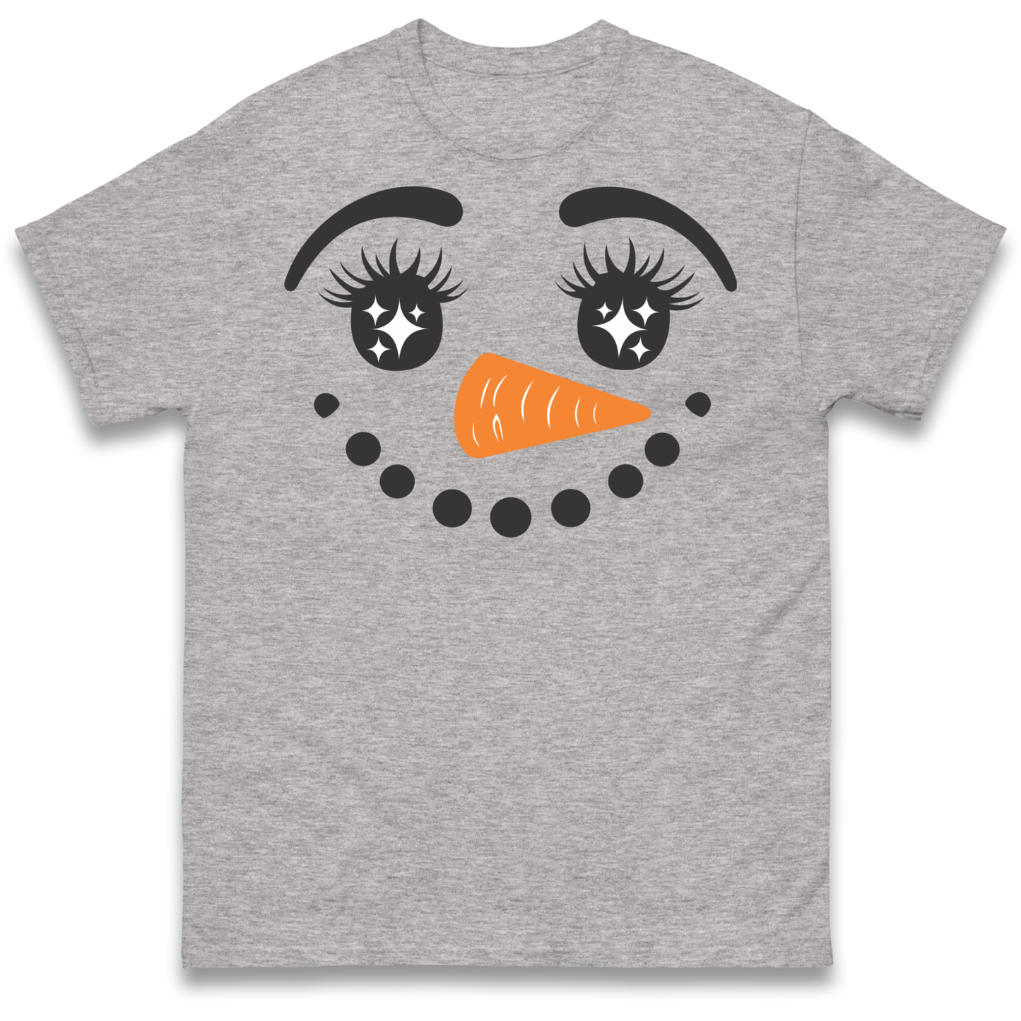 Snowman Face Christmas T Shirt