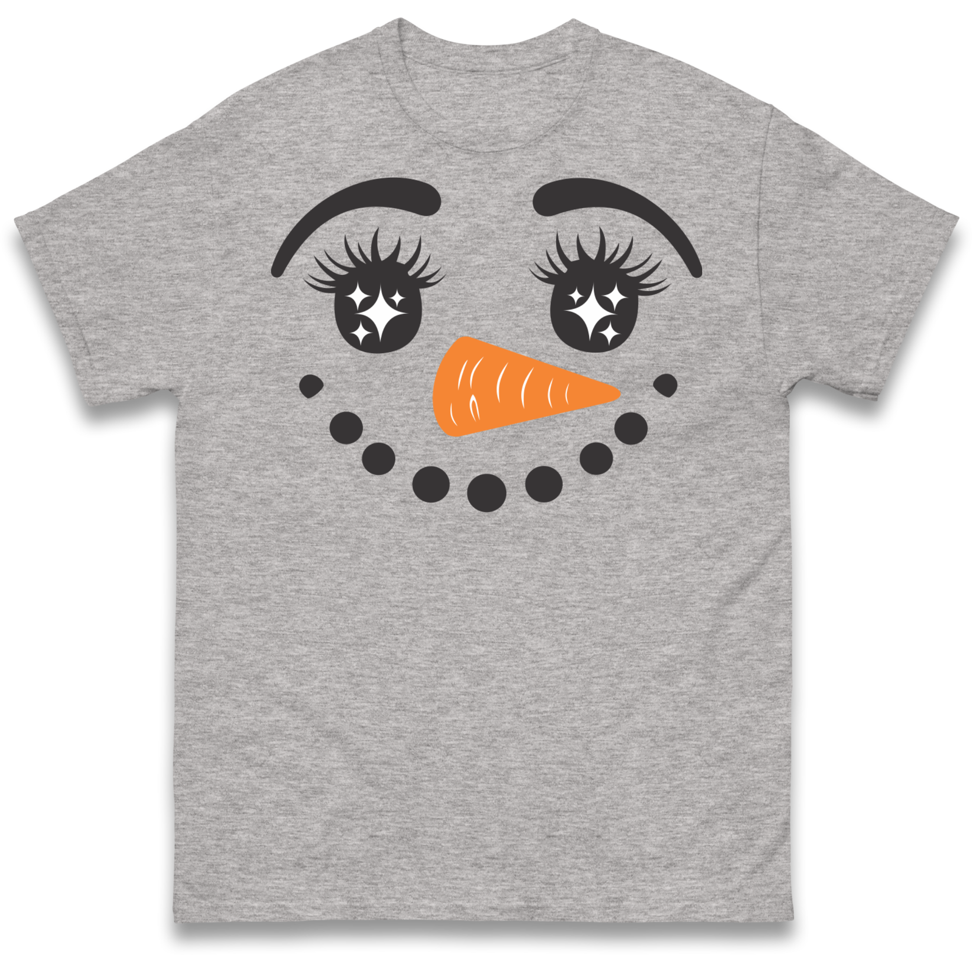 Snowman Face Christmas T Shirt