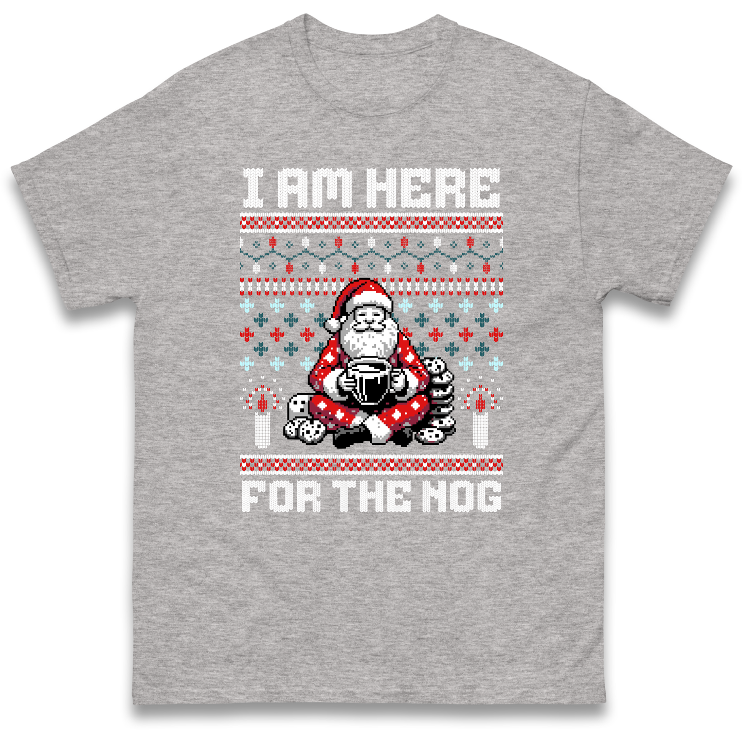 I am Here For The Nog Christmas T Shirt