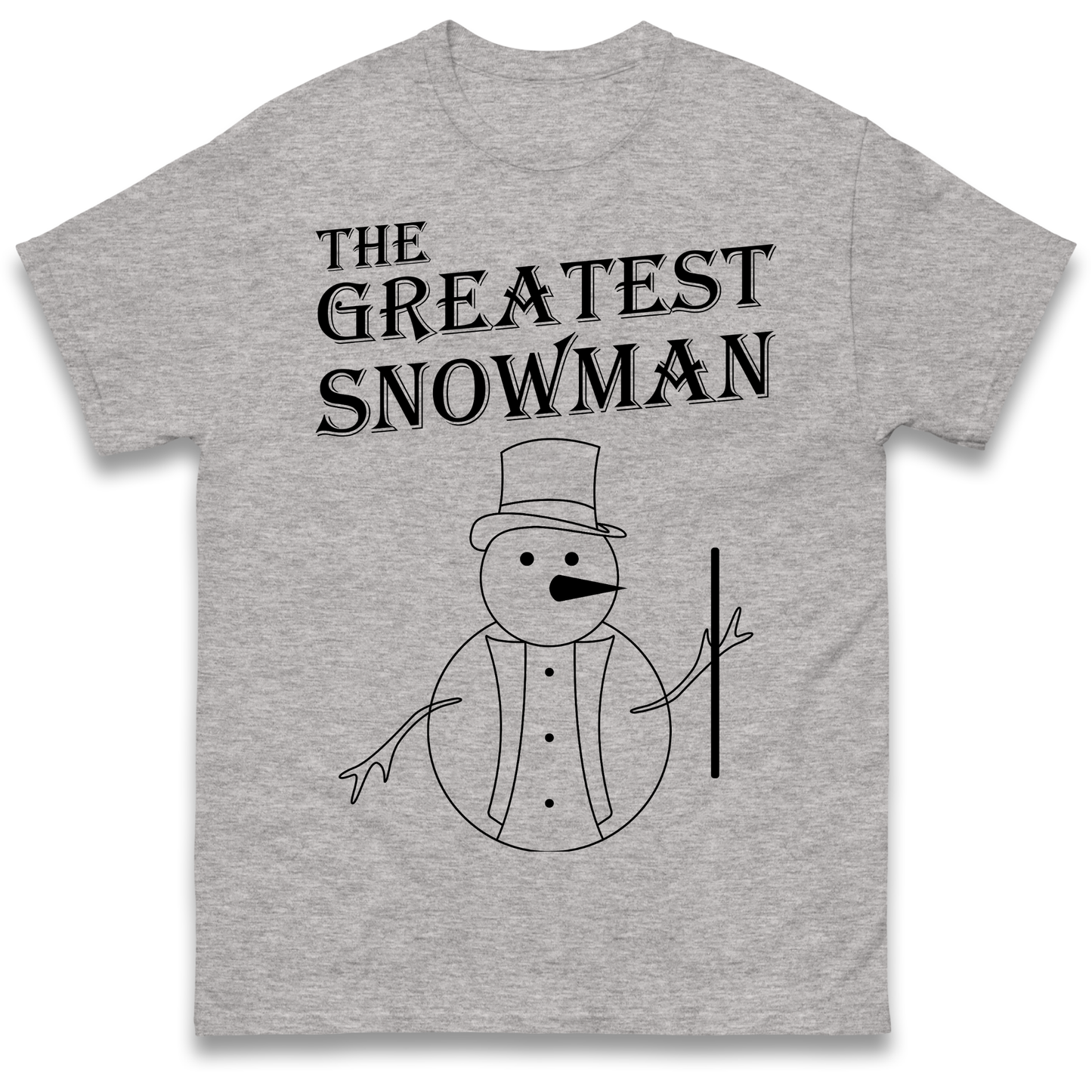 The Greatest Snowman Christmas T Shirt
