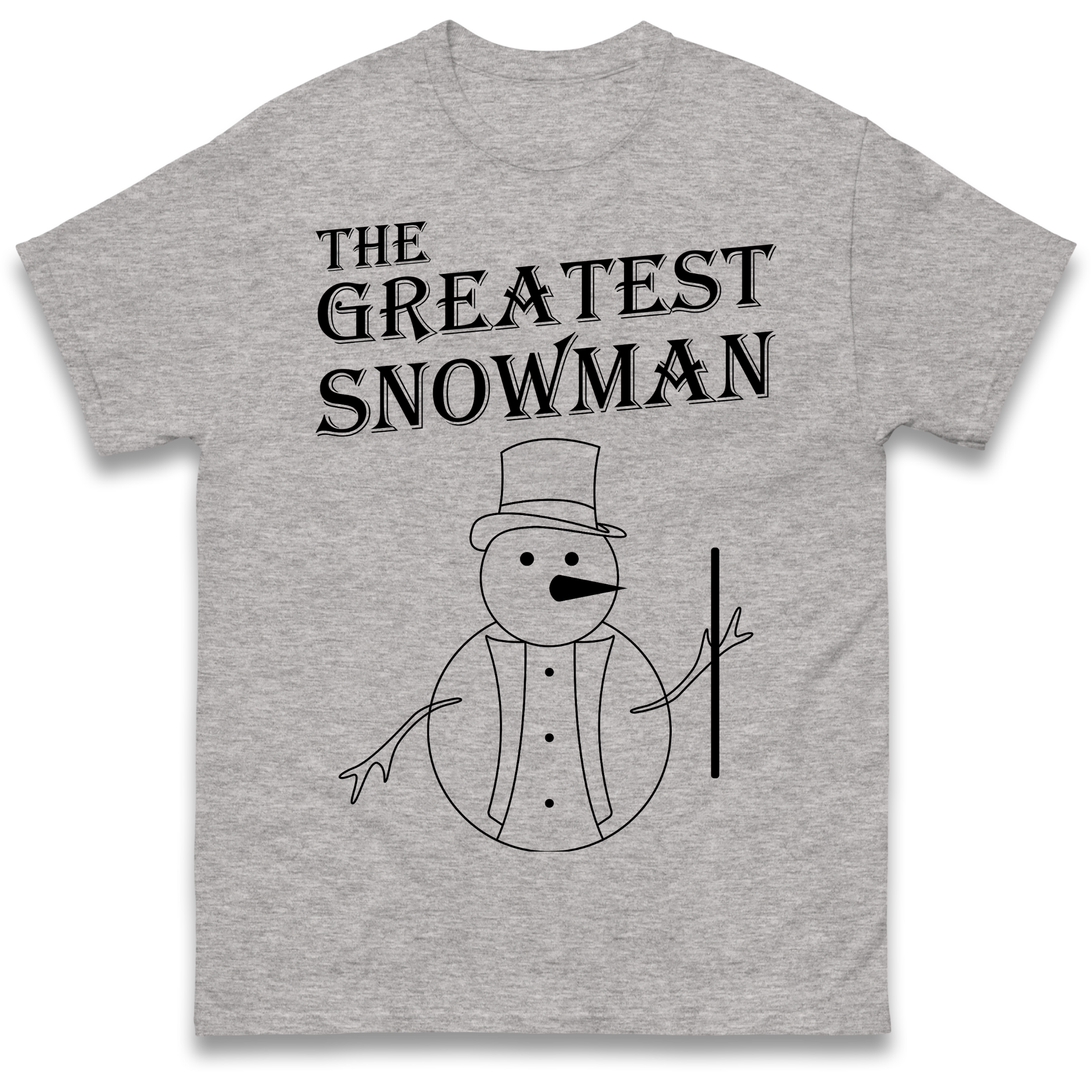 The Greatest Snowman Christmas T Shirt