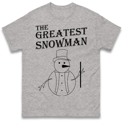 The Greatest Snowman Christmas T Shirt