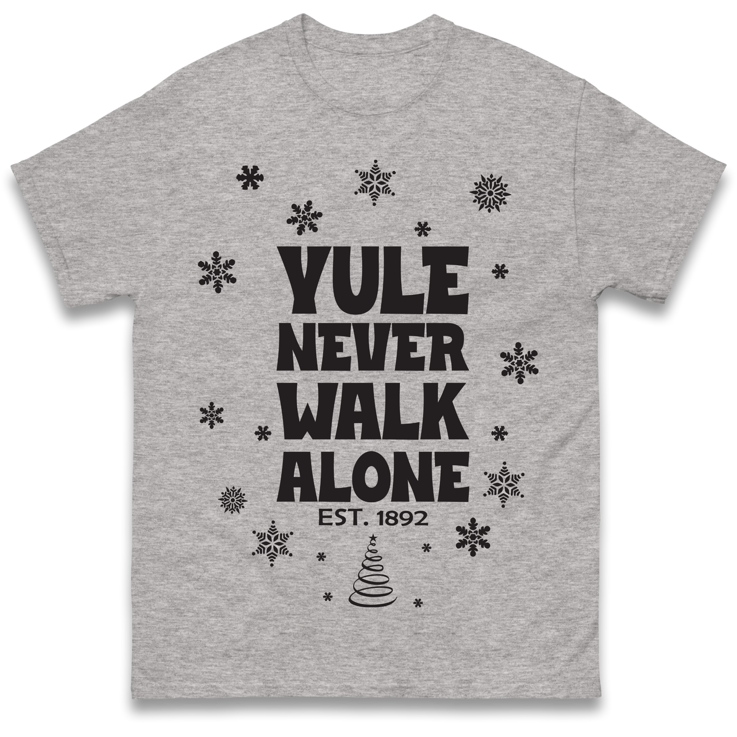 Yule Never Walk Alone Liverpool Christmas T Shirt