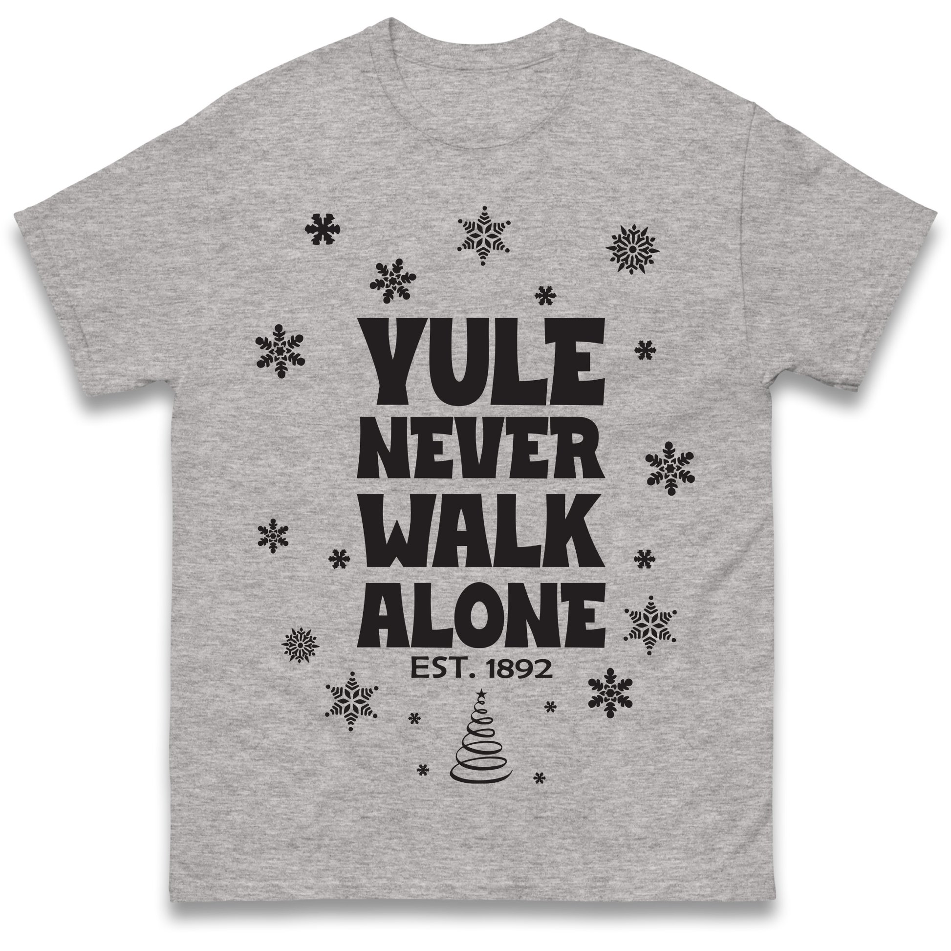 Yule Never Walk Alone Liverpool Christmas T Shirt