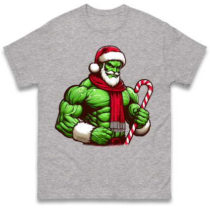 The Hulk Candy Cane Santa T Shirt