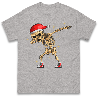 Santa Skellington Dabbing Christmas T Shirt