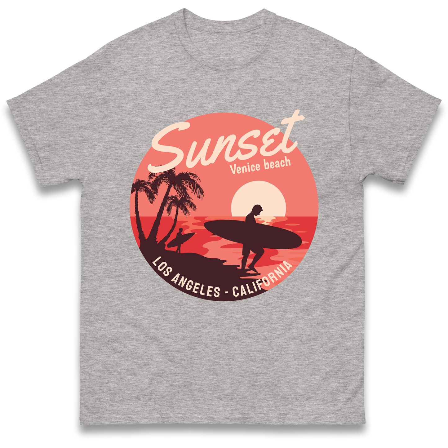 Sunset Venice Beach T Shirt