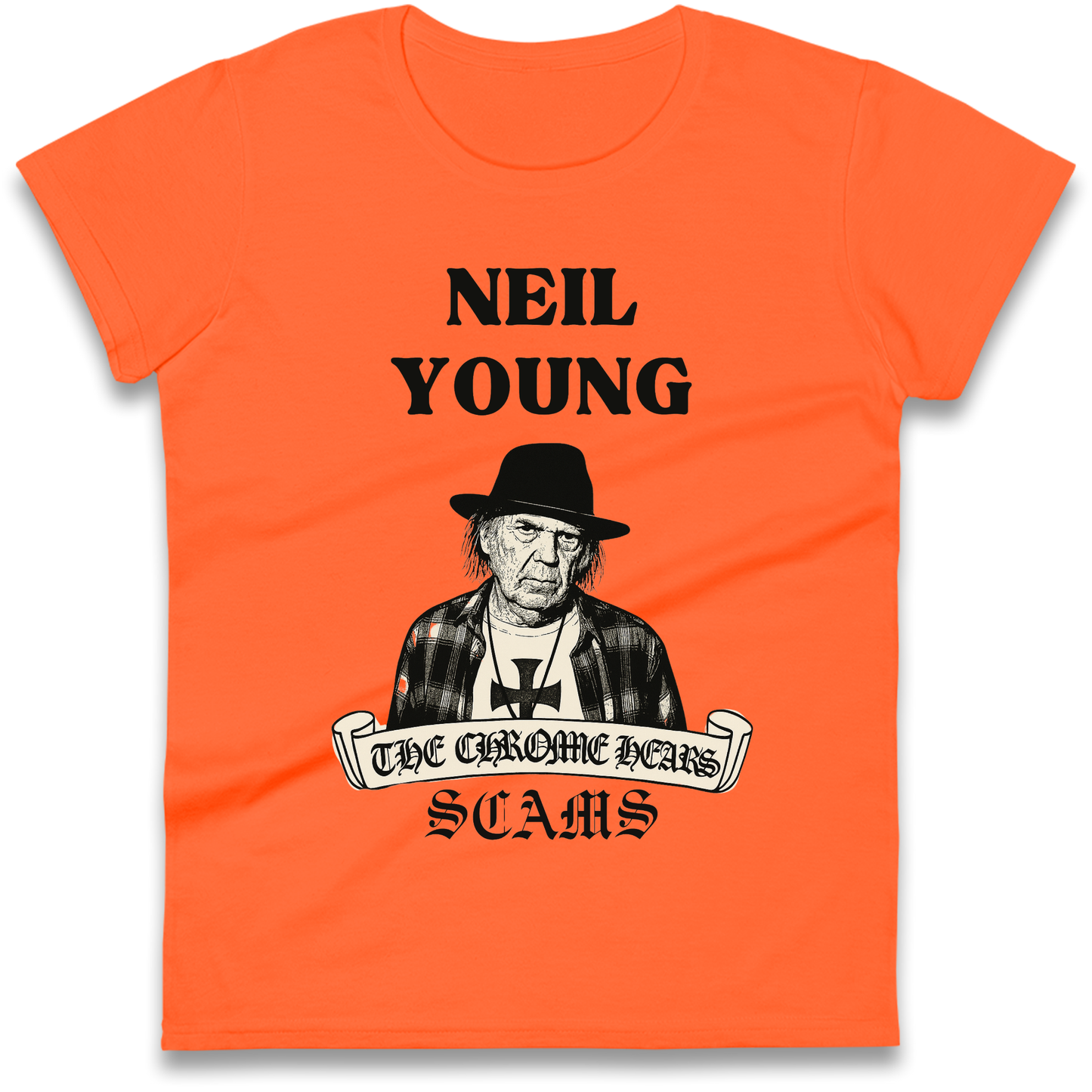 Neil Young Ladies T Shirt