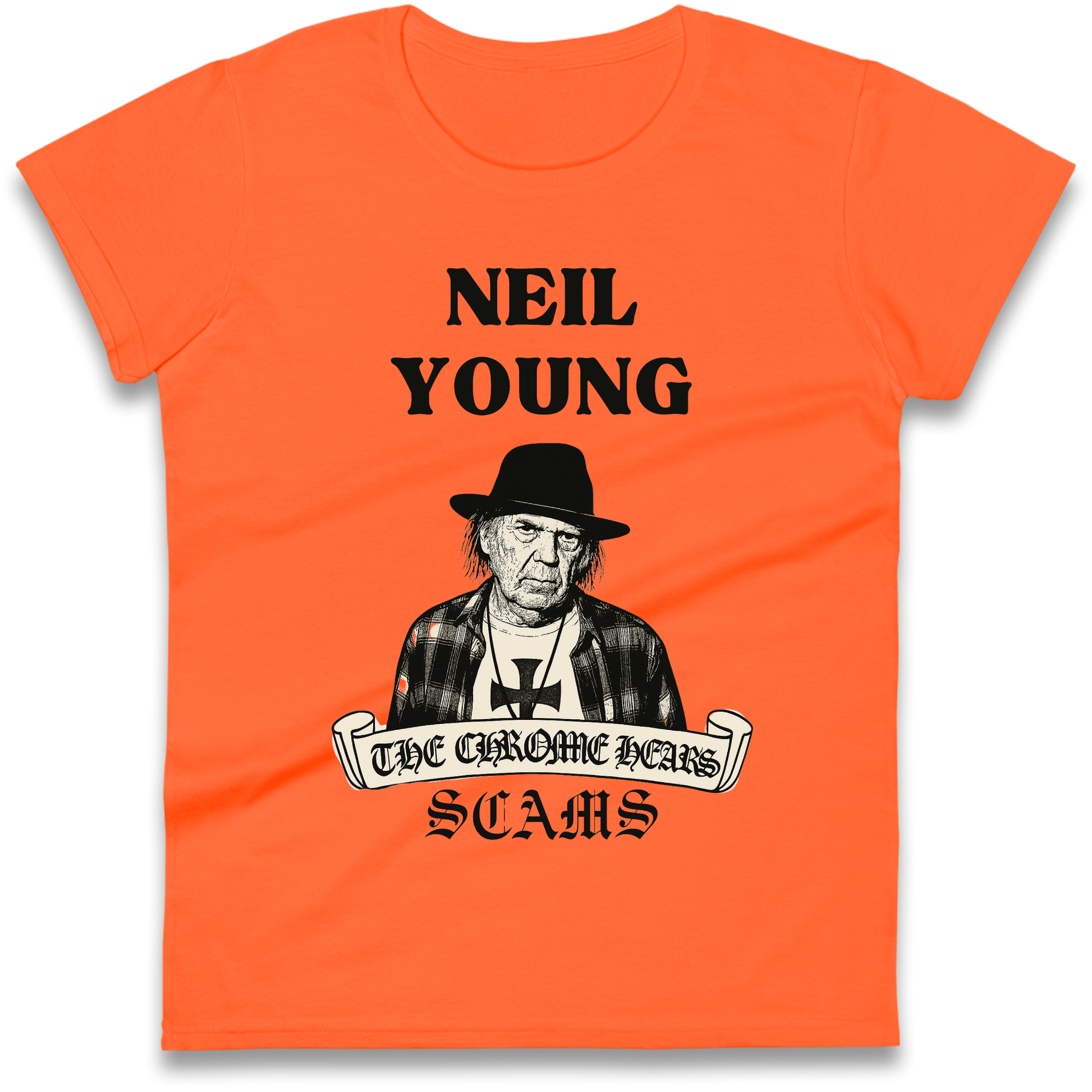 Neil Young Ladies T Shirt