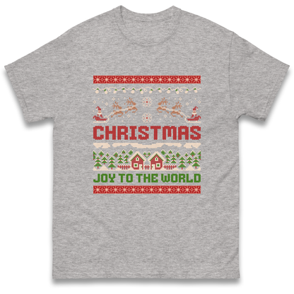 Christmas Joy to the World Christmas T Shirt