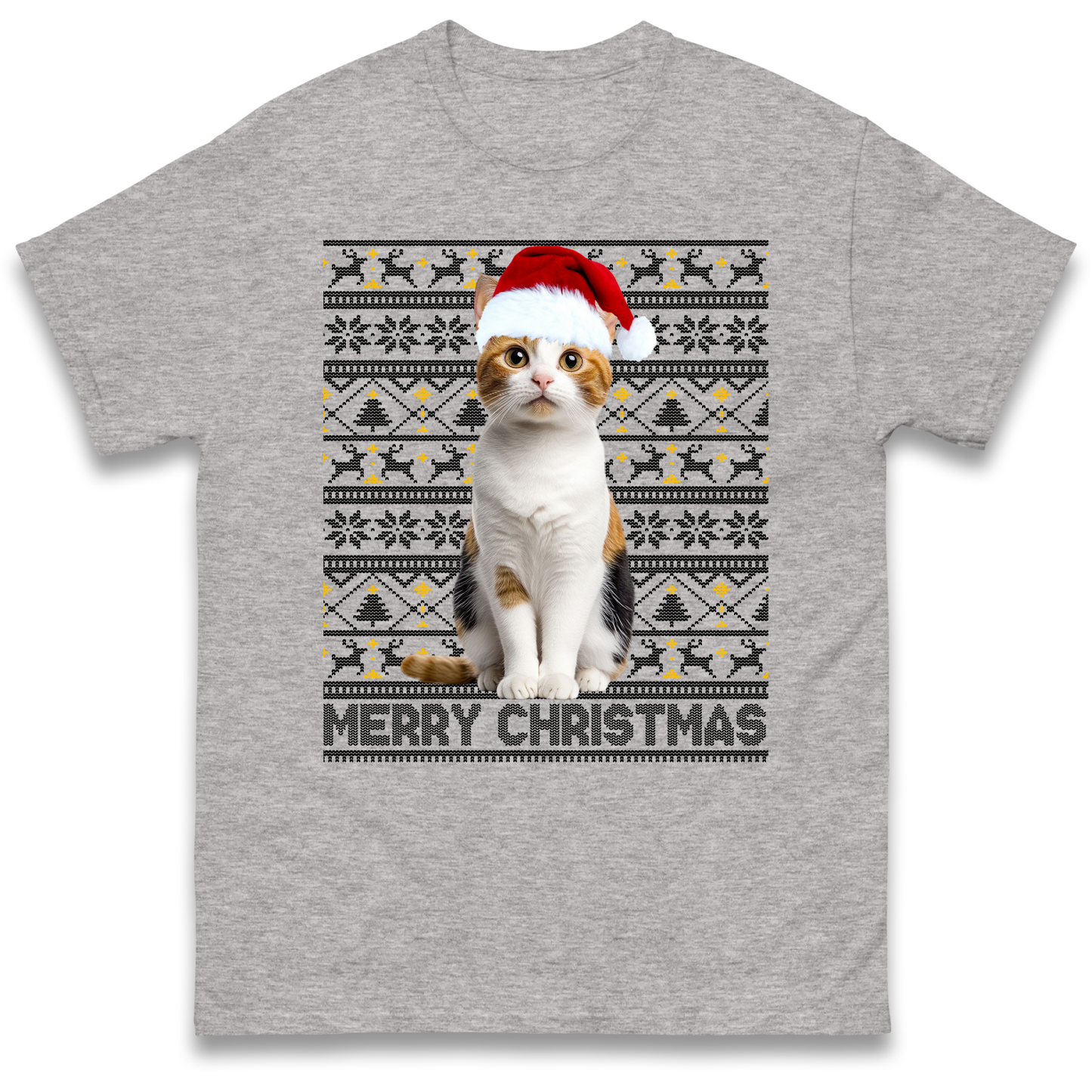Merry Christmas Cat T Shirt