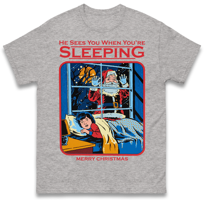 Creepy Santa Claus Christmas T Shirt