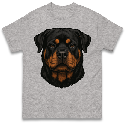 Rottweiler Face T Shirt