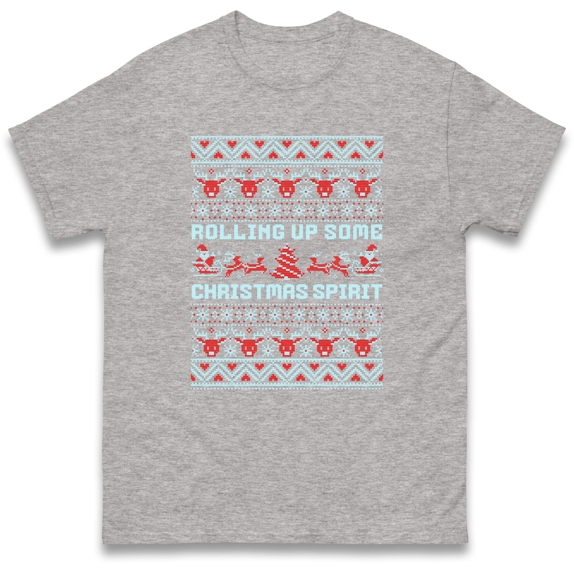 Rolling up Some Christmas Spirit T Shirt