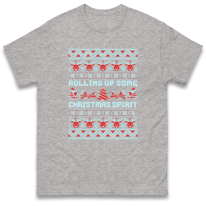 Rolling up Some Christmas Spirit T Shirt