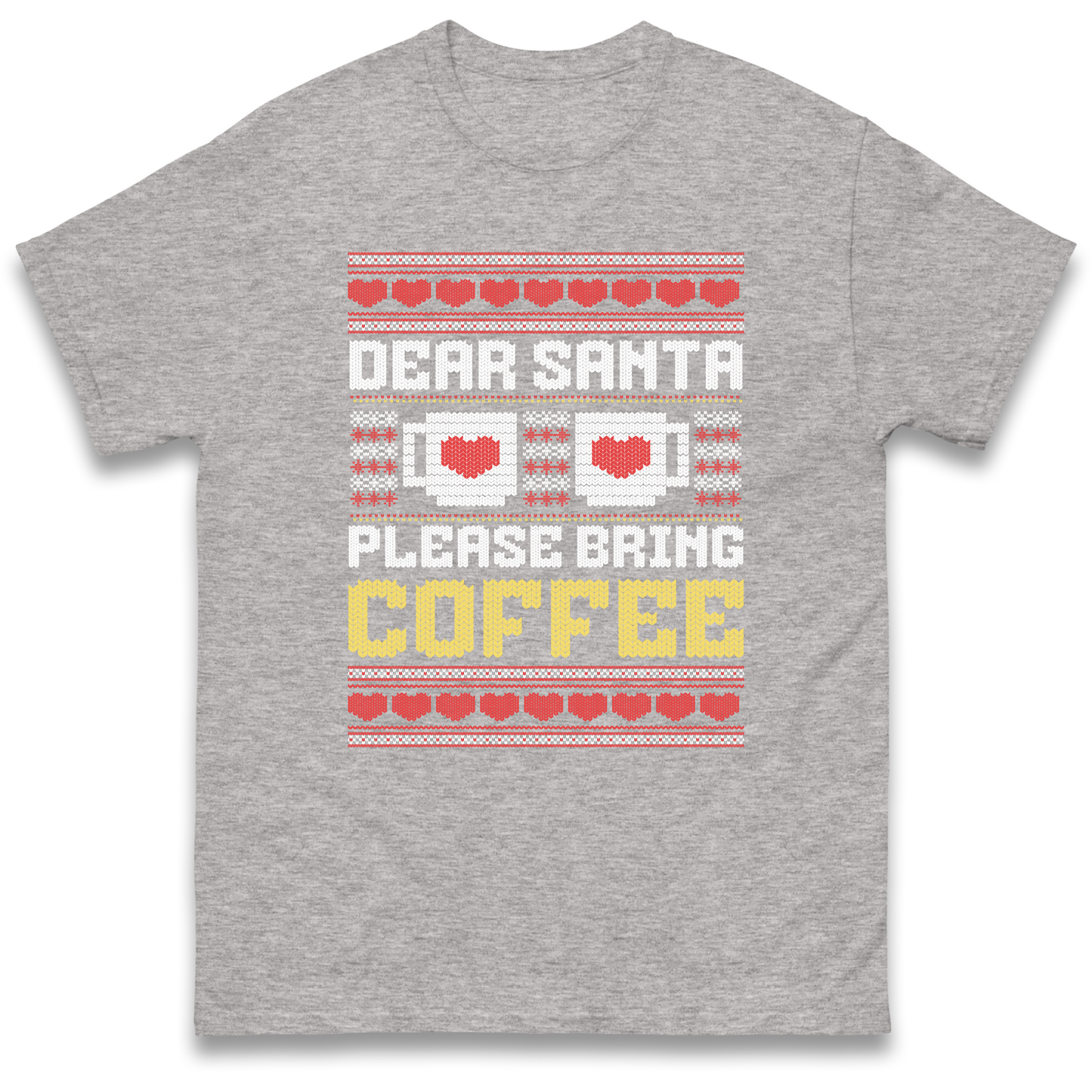Dear Santa Please Bring Coffee T Shirt
