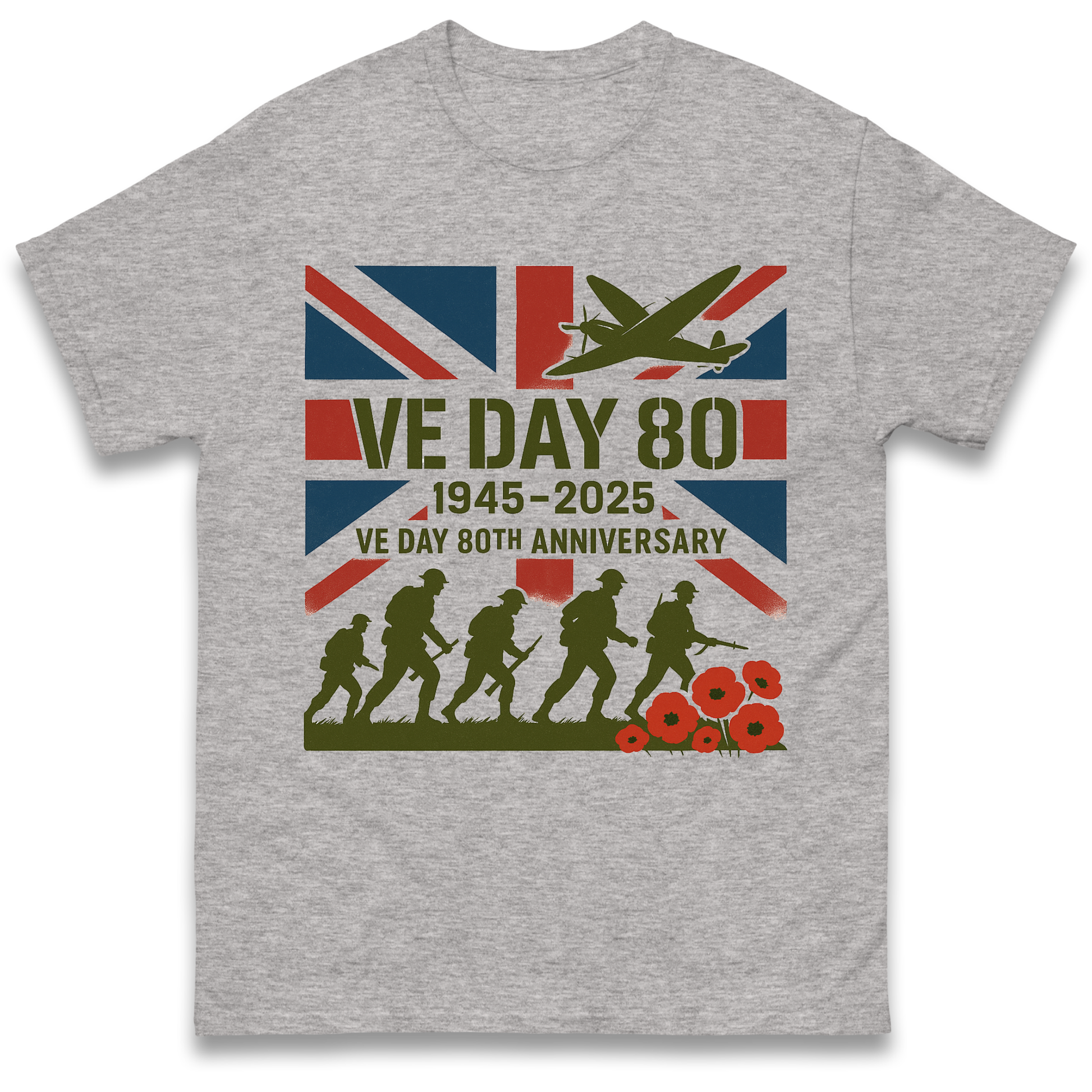 VE Day 80th Anniversary 1945 2025 T Shirt