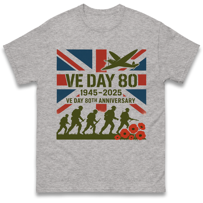 VE Day 80th Anniversary 1945 2025 T Shirt