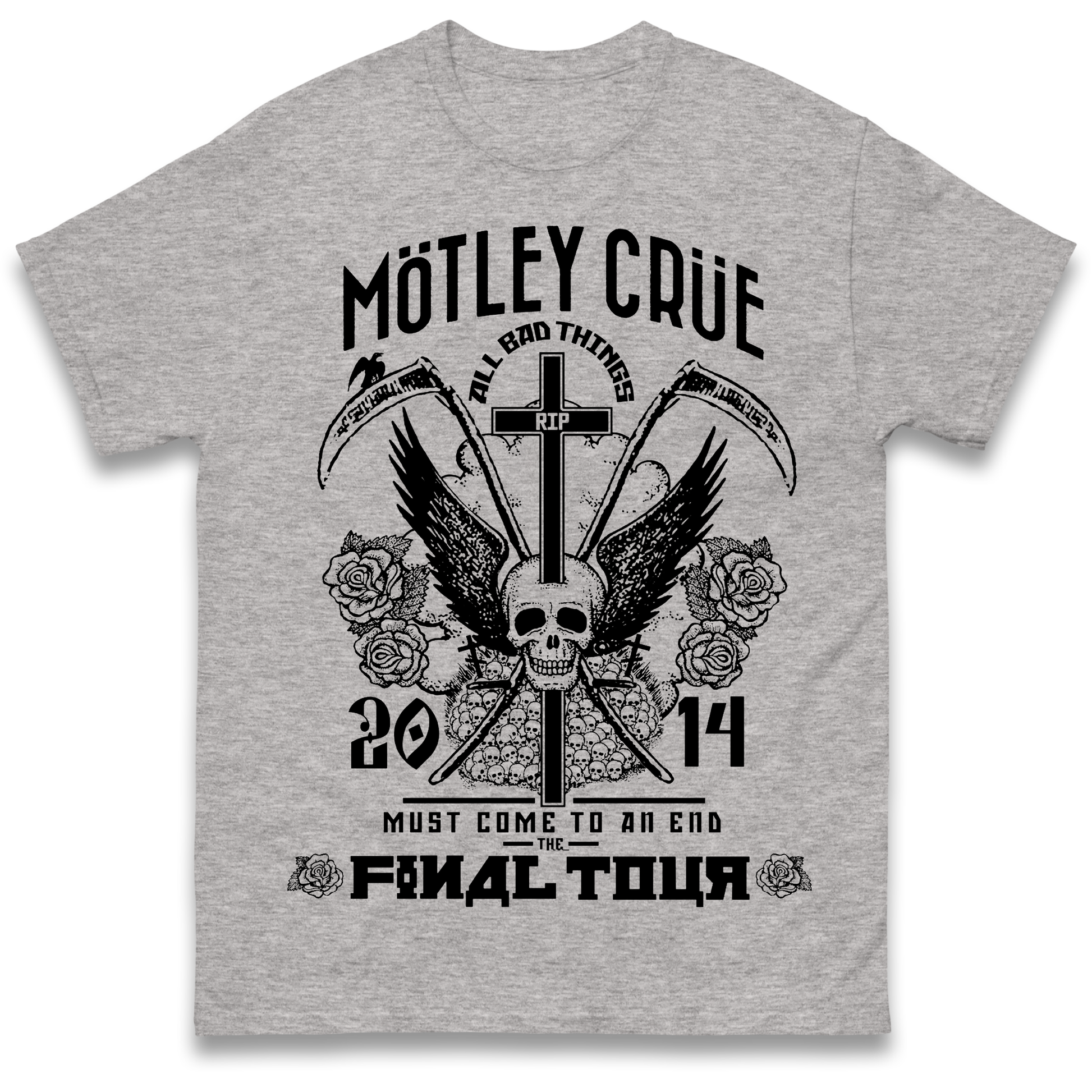 Motley Crue All Bad Things T Shirt