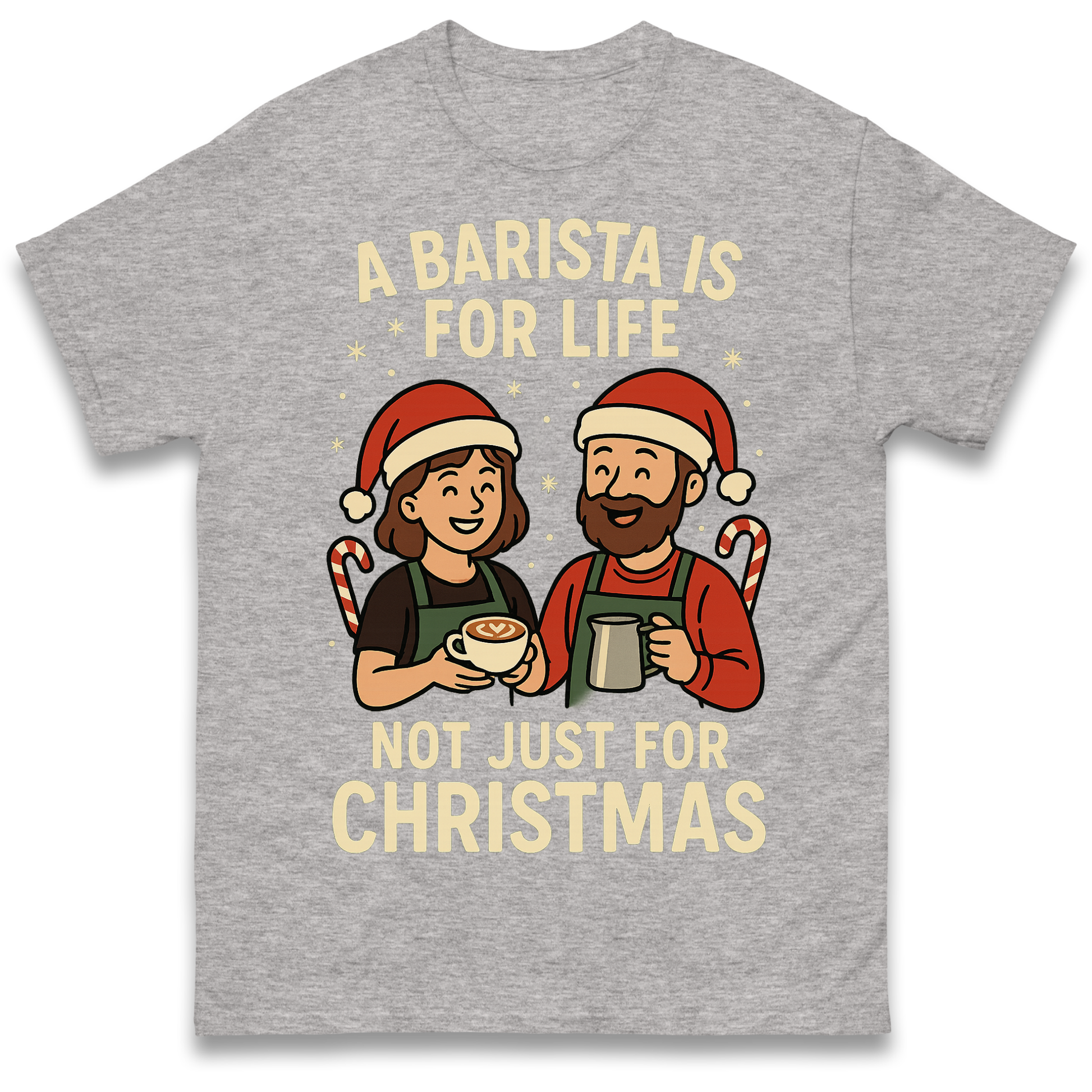 Barista Christmas T Shirt