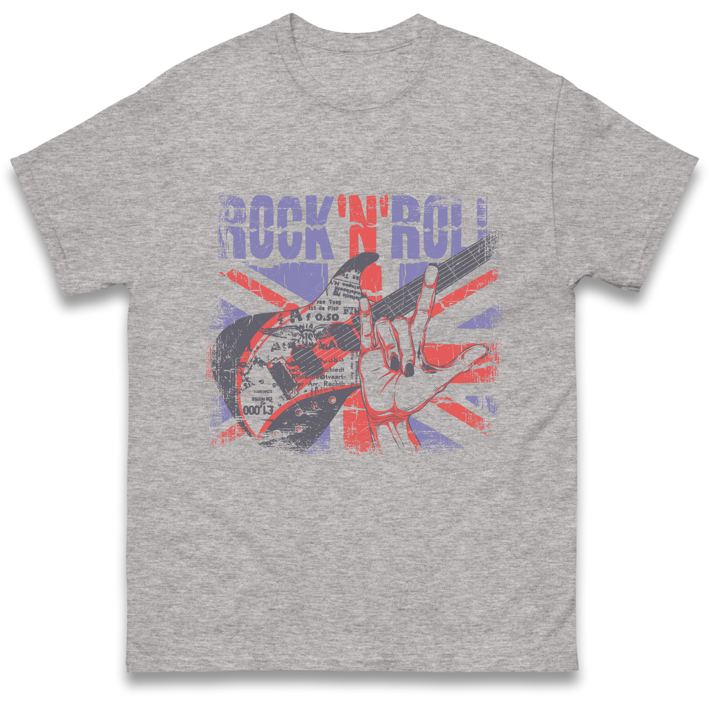 Rock N Roll Union Jack T Shirt