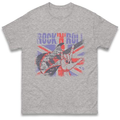 Rock N Roll Union Jack T Shirt