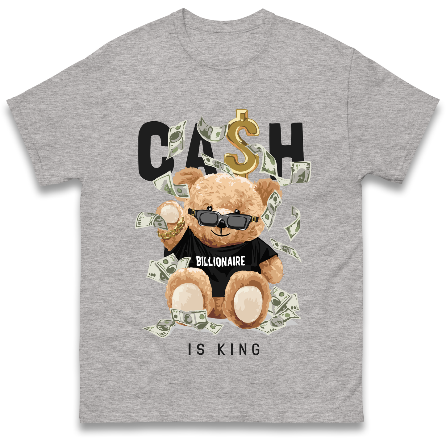 Teddy Bear Billionaire Streetwear T Shirt