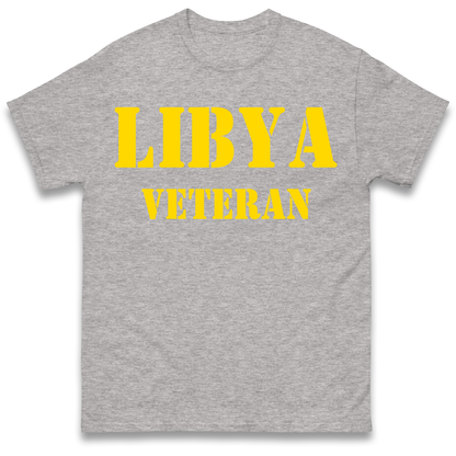 Libya Veteran T Shirt