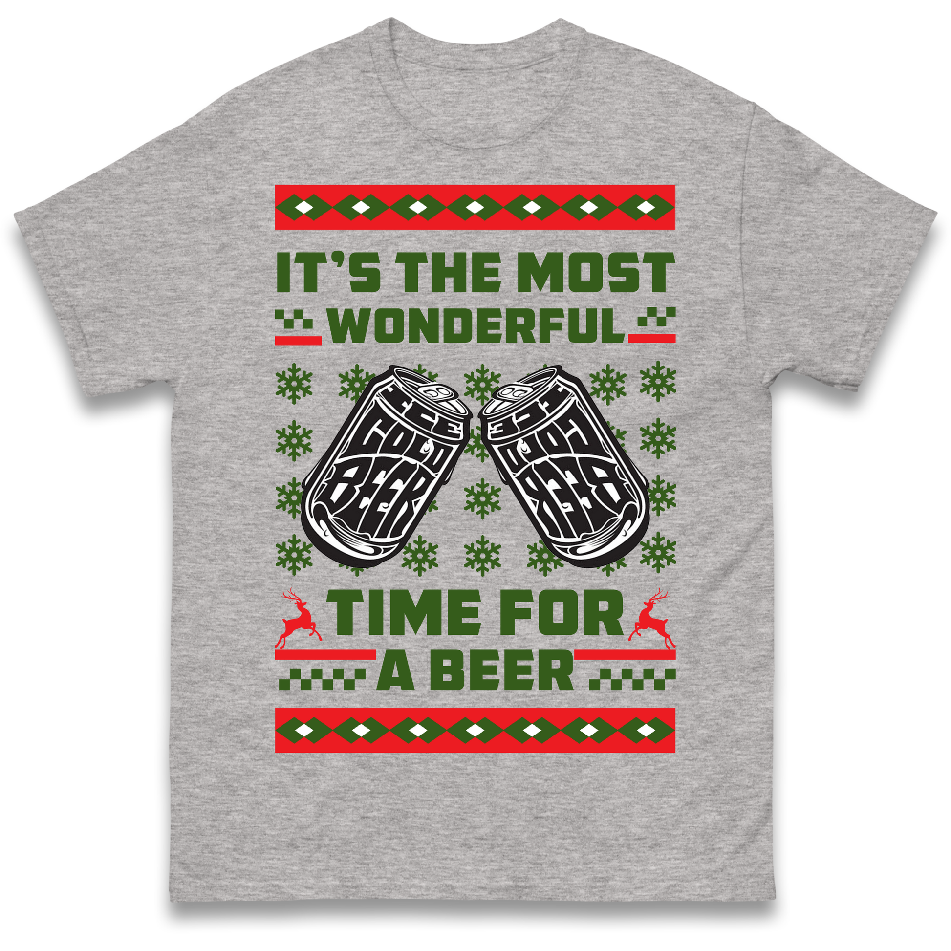 Its The Most Wonderful Time For A Beer Christmas T Shirt