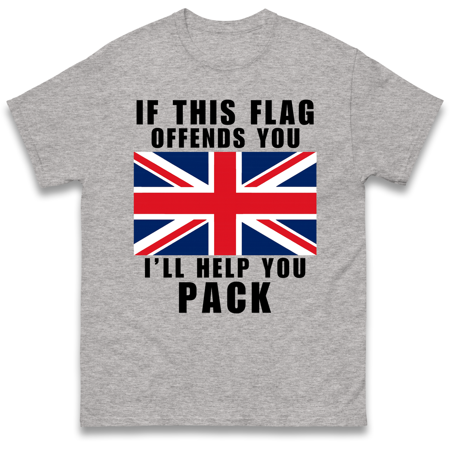 If This Flag Offends You I Will Help You Pack T Shirt