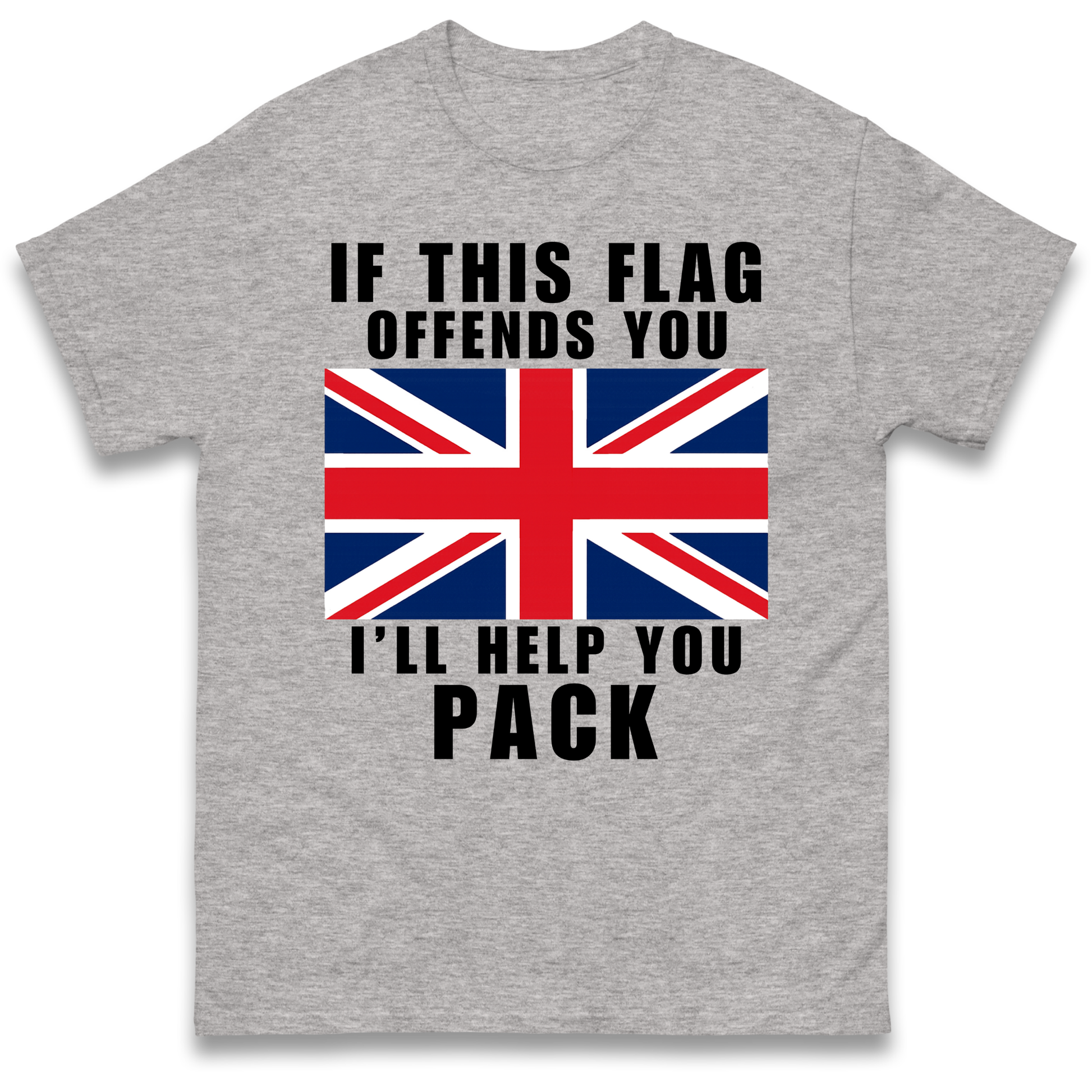 If This Flag Offends You I Will Help You Pack T Shirt