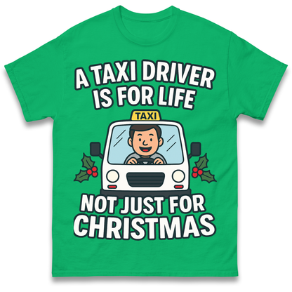 Taxi Driver Christmas T Shirt