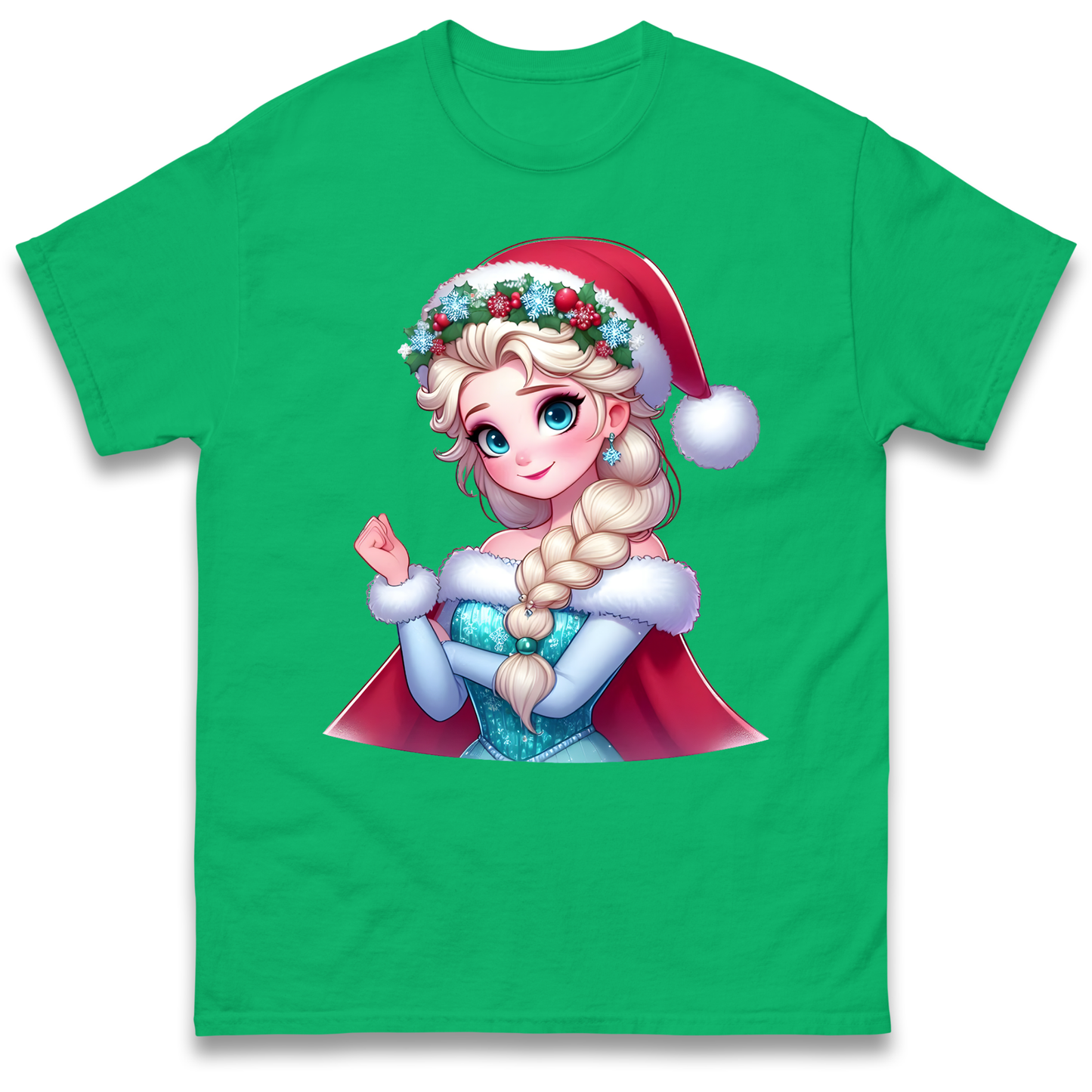 Elsa Frozen Santa T Shirt