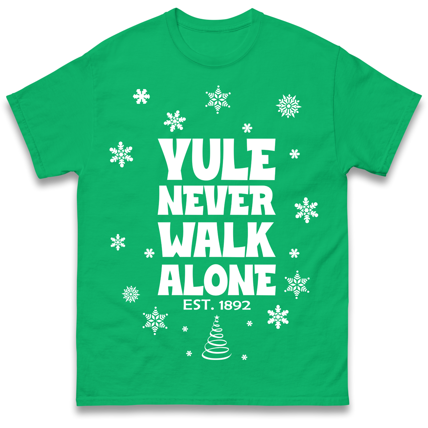Yule Never Walk Alone Liverpool Christmas T Shirt
