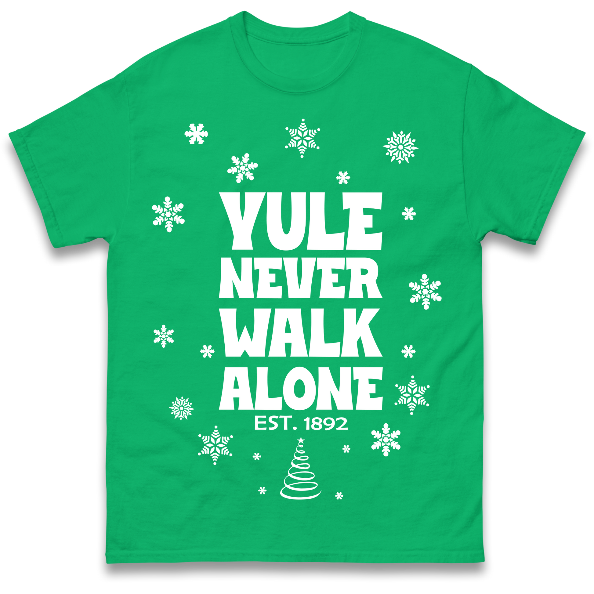 Yule Never Walk Alone Liverpool Christmas T Shirt