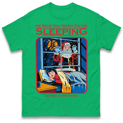 Creepy Santa Claus Christmas T Shirt