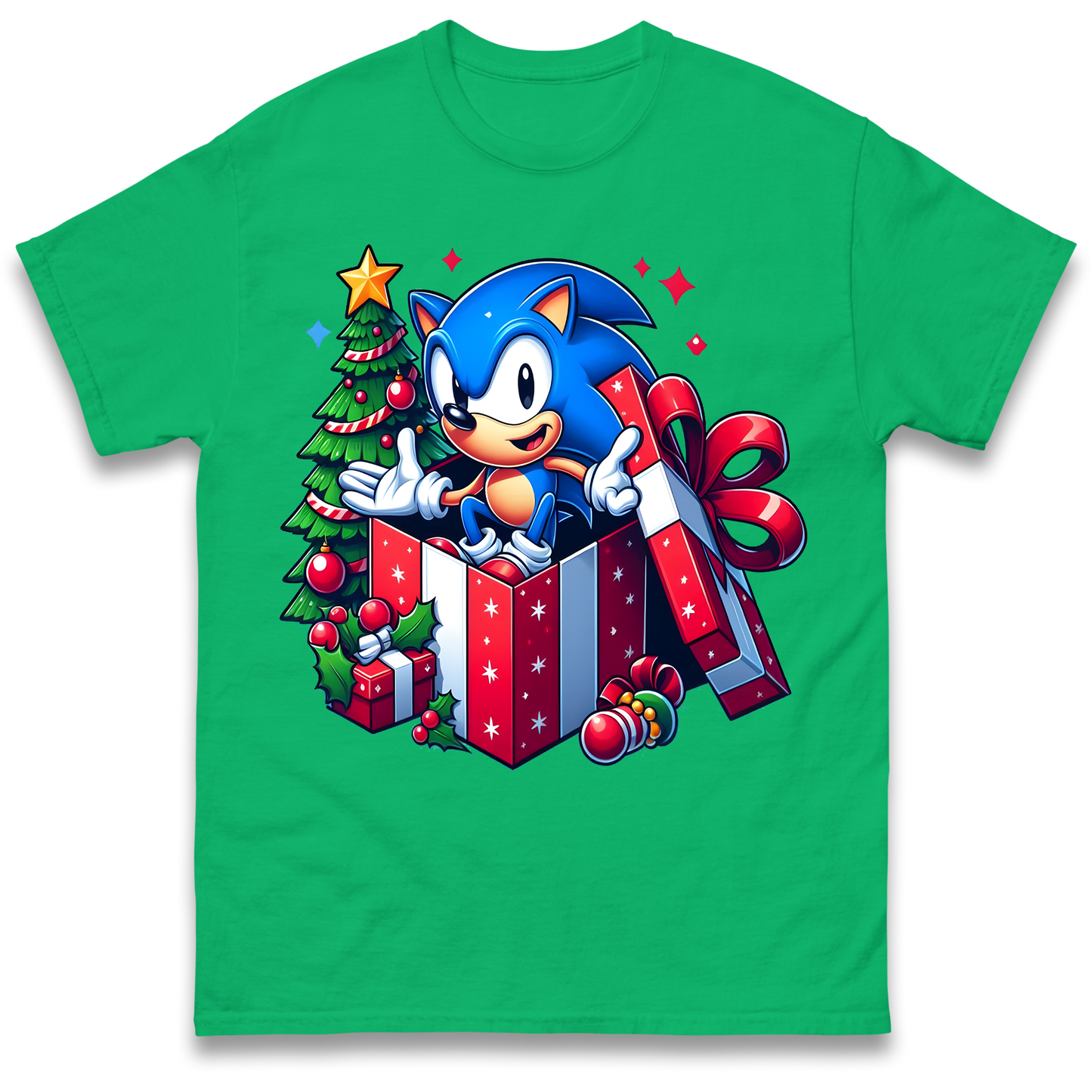 Sonic The Hedgehog Christmas T Shirt