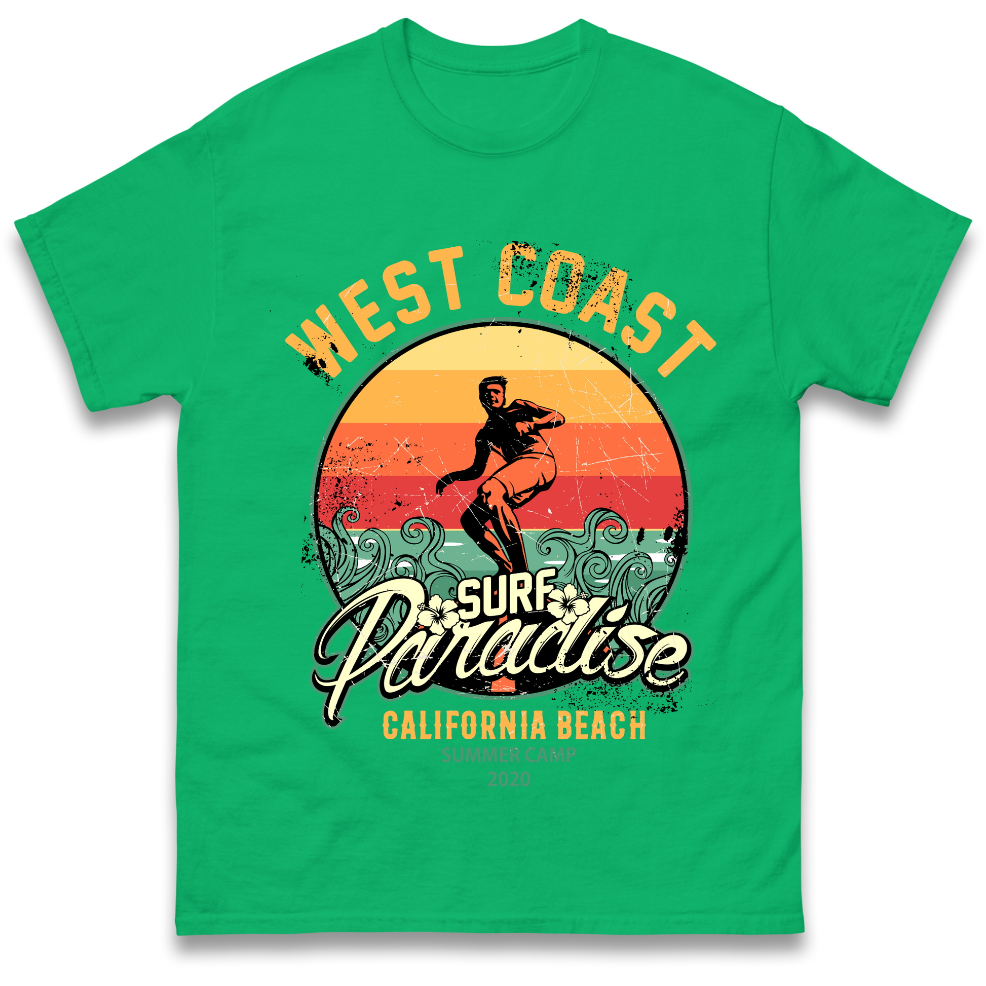 West Coast Surf Paradise T Shirt