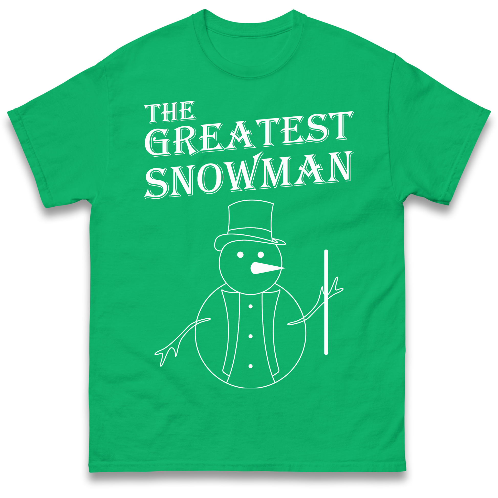 The Greatest Snowman Christmas T Shirt