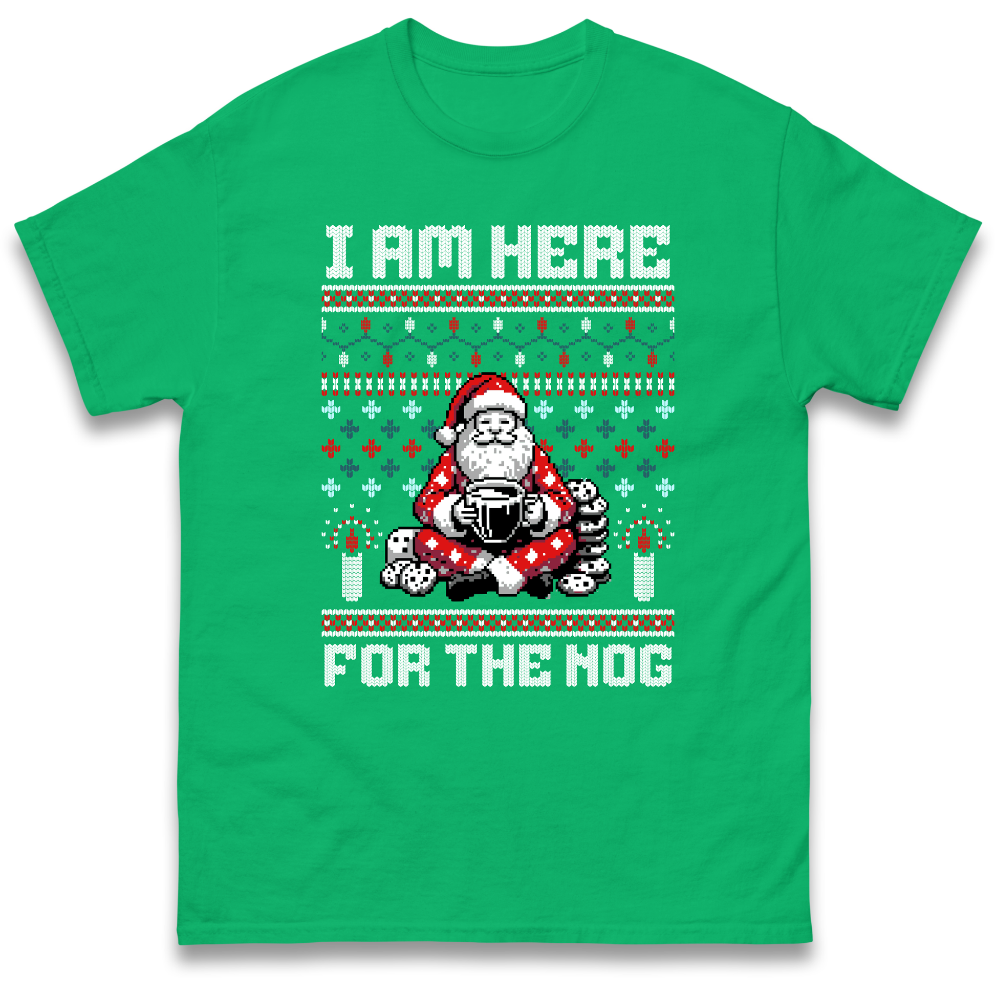 I am Here For The Nog Christmas T Shirt